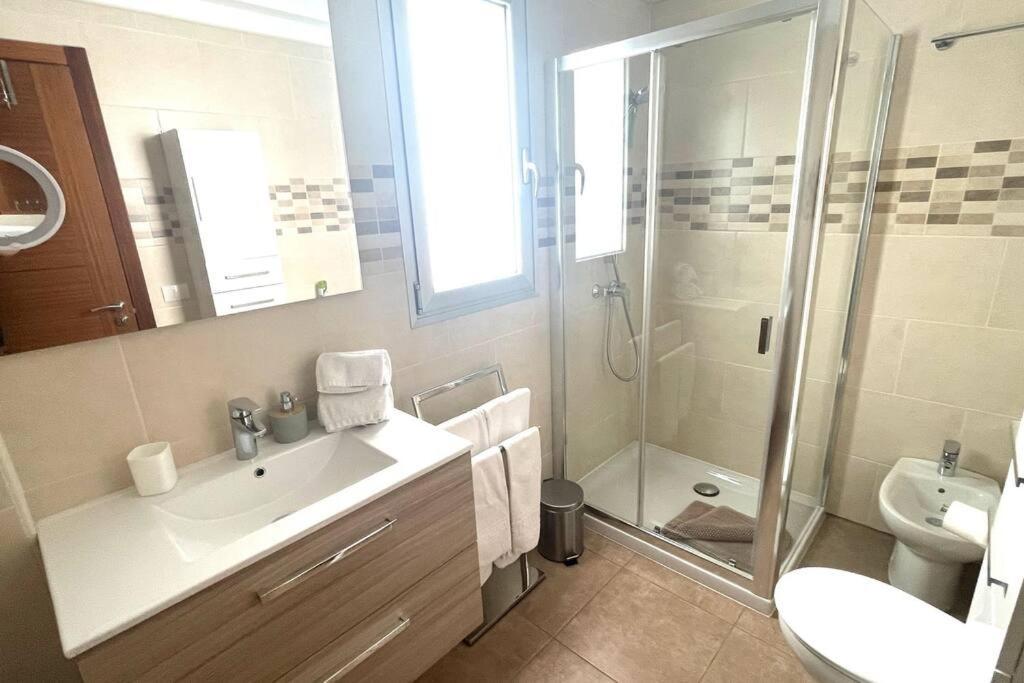 Luxurioese Duplex Ferienwohnung In Sehr Ruhiger Wohnanlage Mit Meerblick بالم مار المظهر الخارجي الصورة