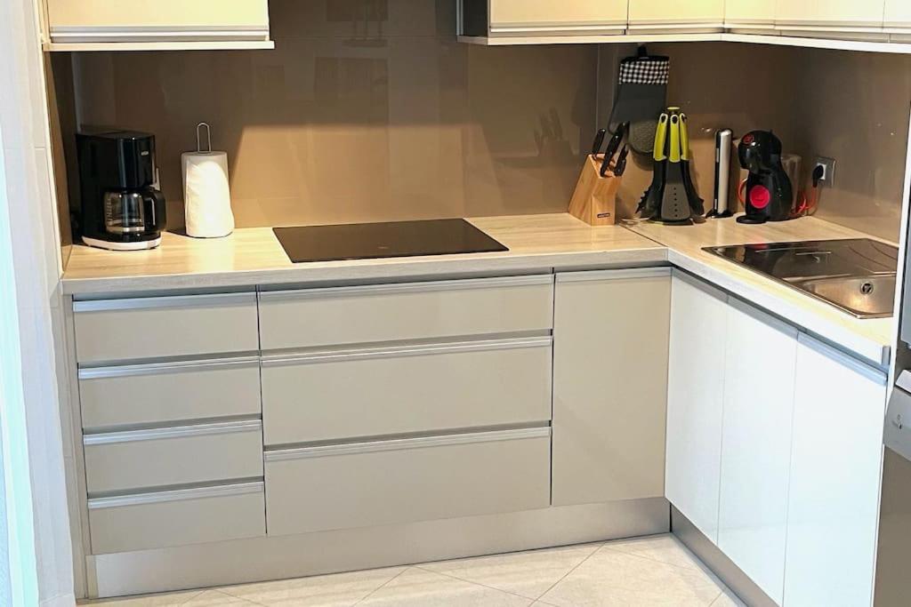 Luxurioese Duplex Ferienwohnung In Sehr Ruhiger Wohnanlage Mit Meerblick بالم مار المظهر الخارجي الصورة