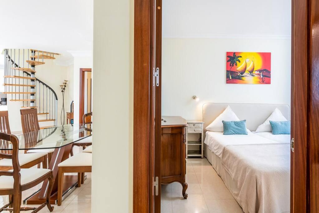 Luxurioese Duplex Ferienwohnung In Sehr Ruhiger Wohnanlage Mit Meerblick بالم مار المظهر الخارجي الصورة