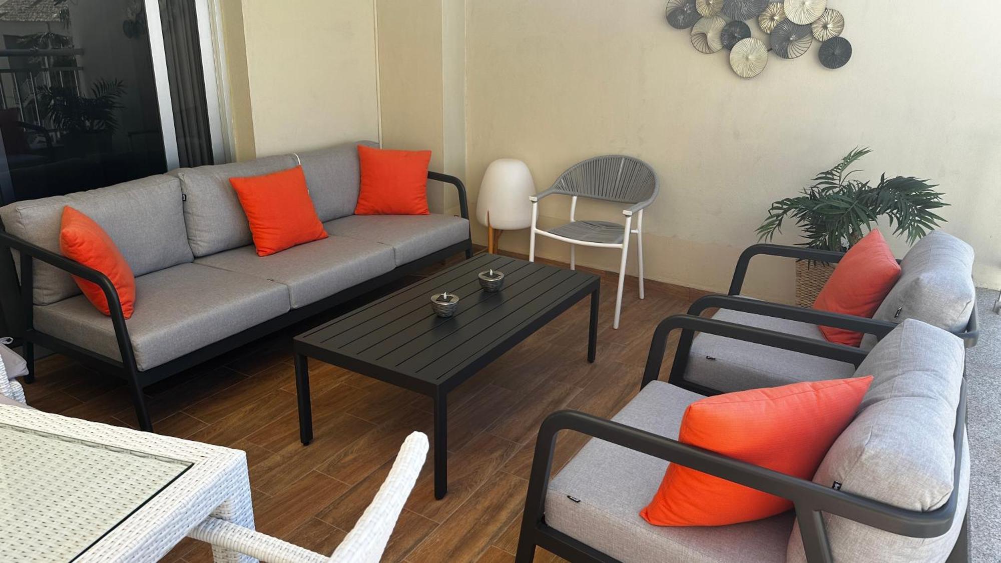 Luxurioese Duplex Ferienwohnung In Sehr Ruhiger Wohnanlage Mit Meerblick بالم مار المظهر الخارجي الصورة